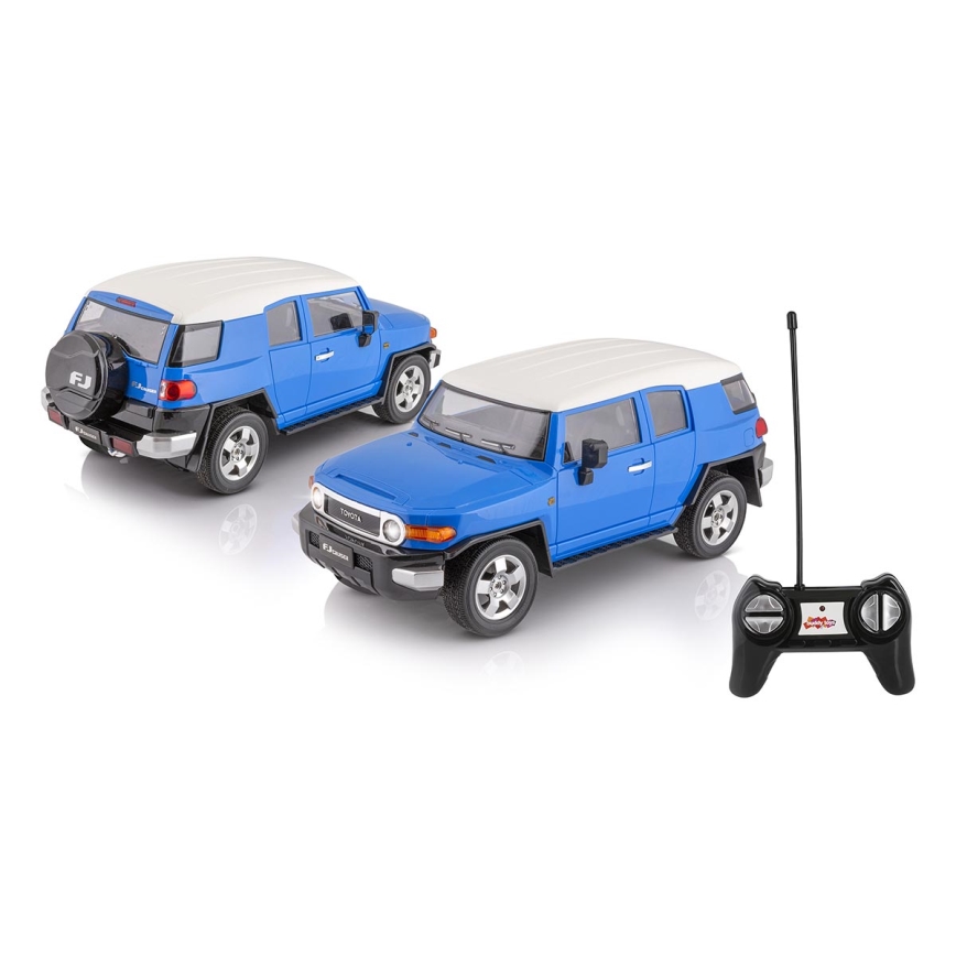 Carro telecomandado FJ Cruiser azul