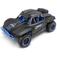 Carro telecomandado Rally preto/azul