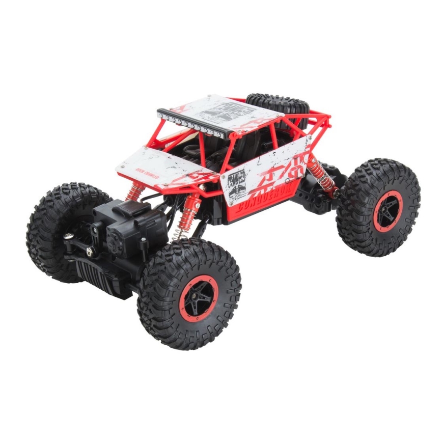 Carro telecomandado Rock Climber preto/vermelho/branco
