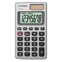 Casio - Calculadora de bolso 1xLR54 prateada