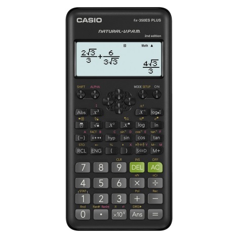 Casio - Calculadora escolar 1xLR44 preta