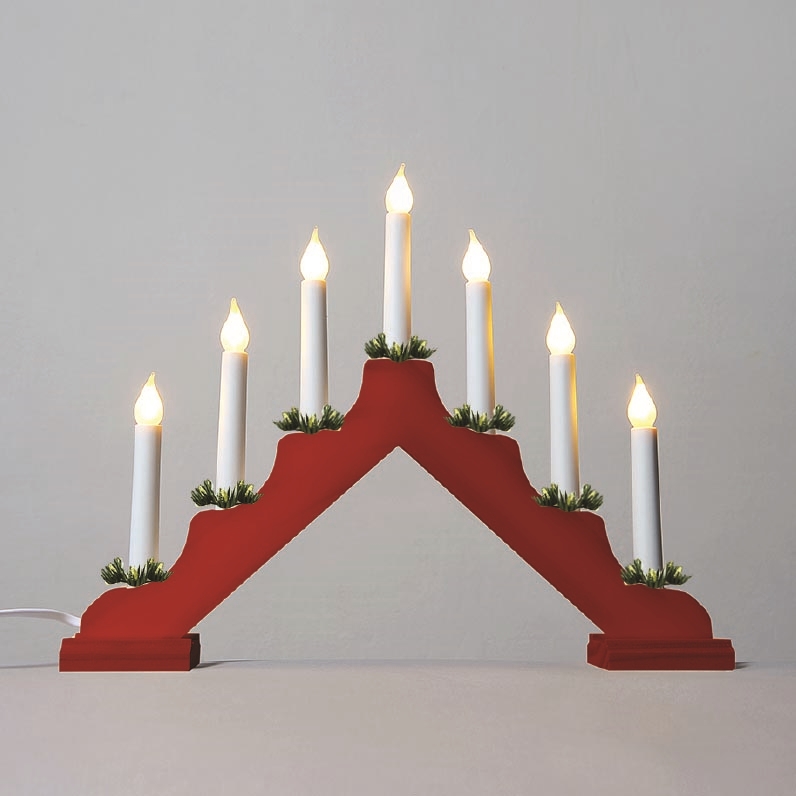 Castiçal de natal FILAMENT 7xE10/0,2W/230V