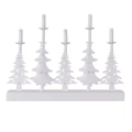 Castiçal de Natal LED LED/2xAA branco