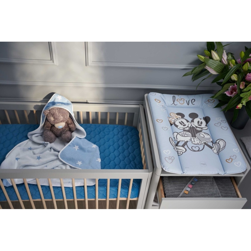 CebaBaby - Tapete de mudança triangular DISNEY 50x70 cm azul
