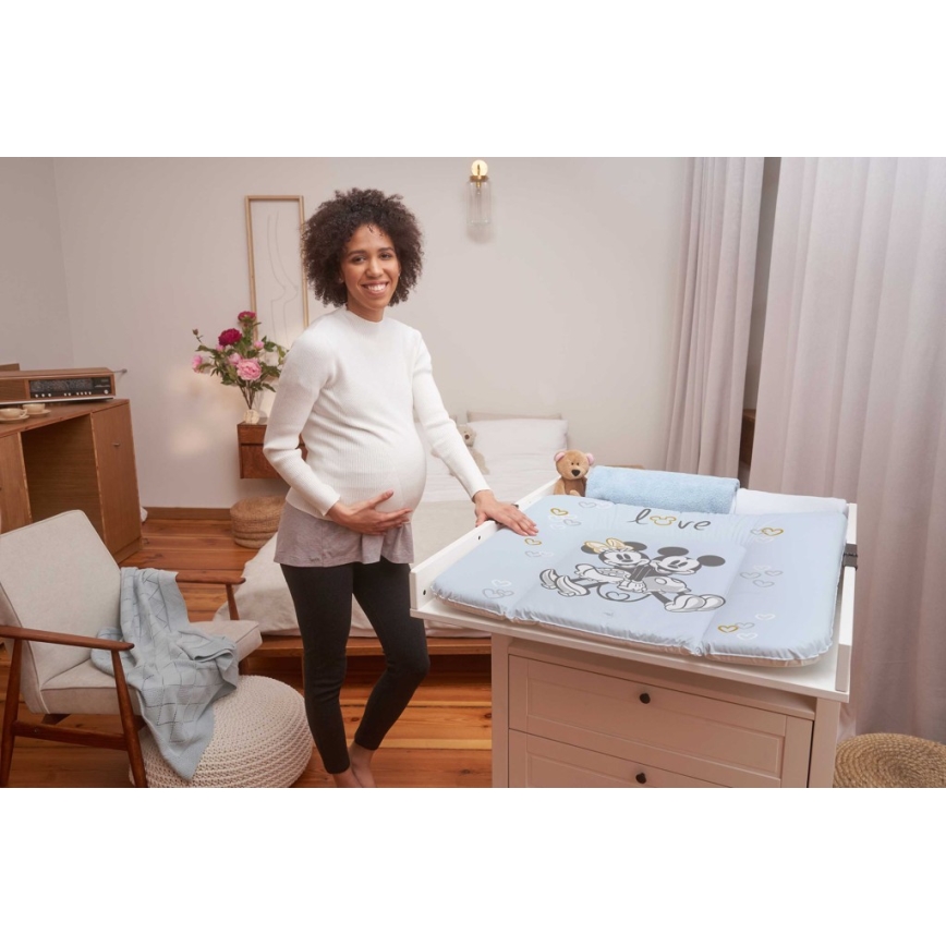 CebaBaby - Tapete de mudança triangular DISNEY 75x72 cm azul