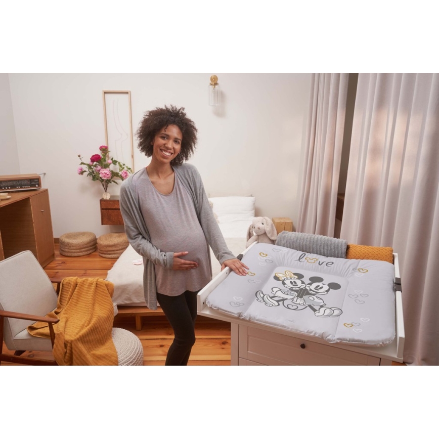 CebaBaby - Tapete de mudança triangular DISNEY 75x72 cm cinzento