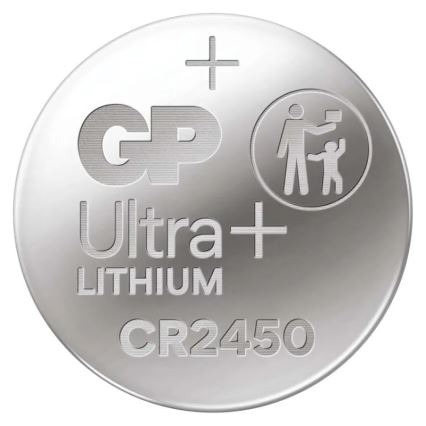 Célula de botão de lítio CR2450 GP LITHIUM 3V/600 mAh