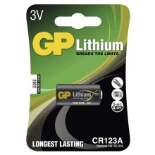 Célula de lítio CR123A GP LITHIUM 3V/1400 mAh