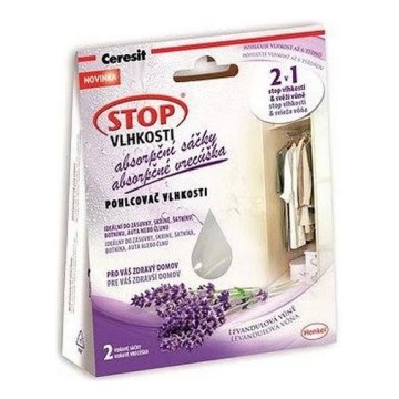 Ceresit - Saquetas absorventes 2x 50 g lavanda