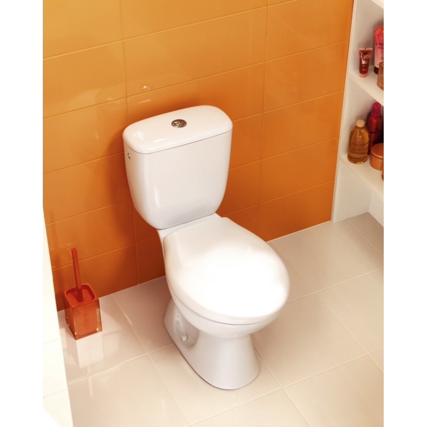 Cersanit K08-029 - Sanita de chão com assento PRESIDENT, cerâmica/branco