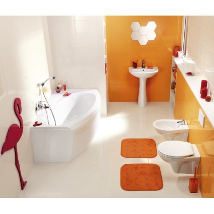 Cersanit K08-029 - Sanita de chão com assento PRESIDENT, cerâmica/branco