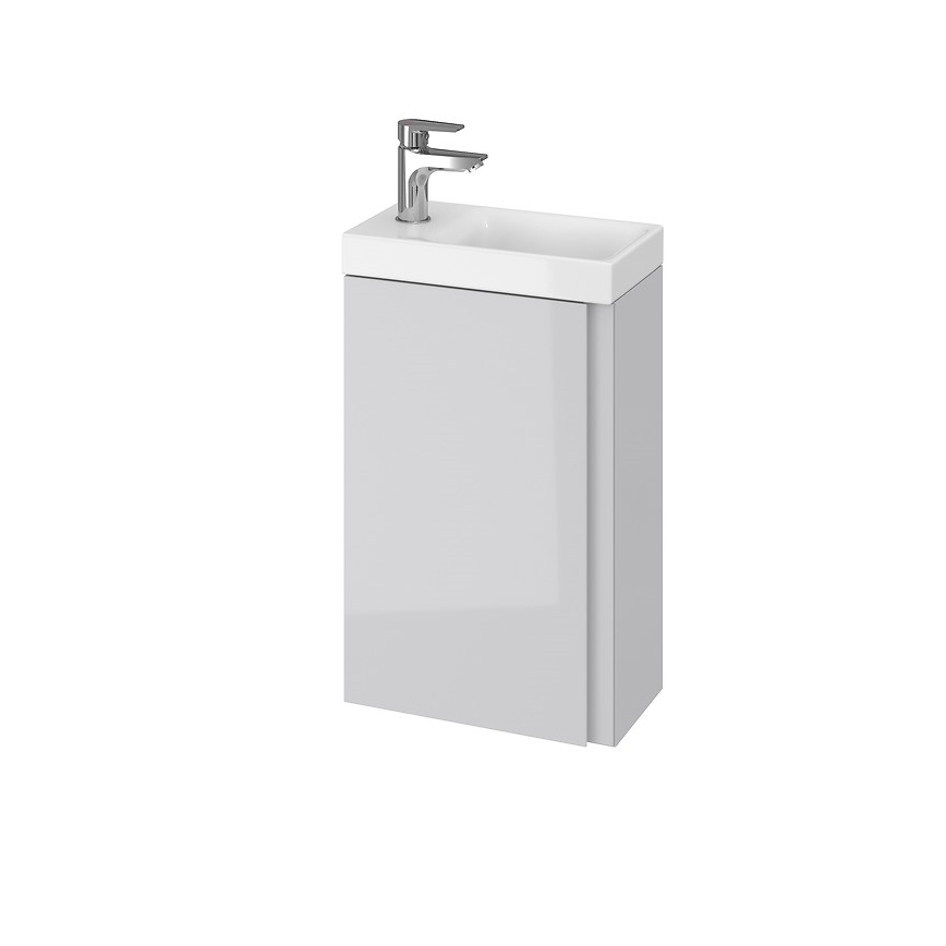 Cersanit K116-016 - Lavatório embutido MODUO 22x40 cm cerâmica/branco brilhante