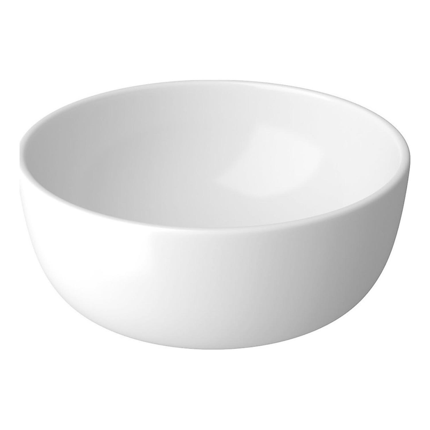 Cersanit K116-047-ECO - Lavatório de bancada MODUO Ø 35 cm cerâmica/branco brilhante