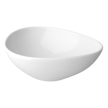 Cersanit K116-051 - Lavatório de bancada MODUO 35,5x44 cm cerâmica/branco brilhante