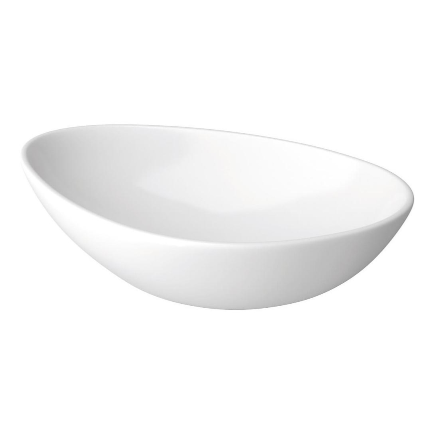 Cersanit K116-052 - Lavatório de bancada MODUO 36,5x56,5 cm cerâmica/branco brilhante