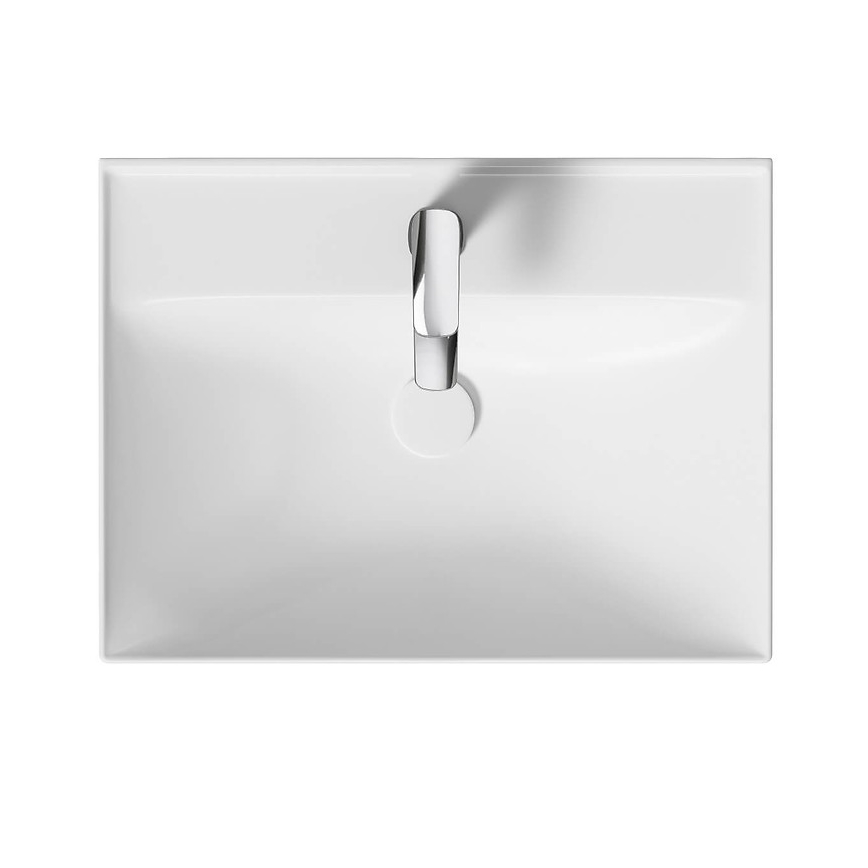 Cersanit K120-009 - Lavatório encastrado LARGA 45,5x60,5 cm cerâmica/branco brilhante