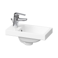 Cersanit K32-001-BOX - Lavatório de bancada/suspenso COMO 22x40 cm cerâmica/branco brilhante