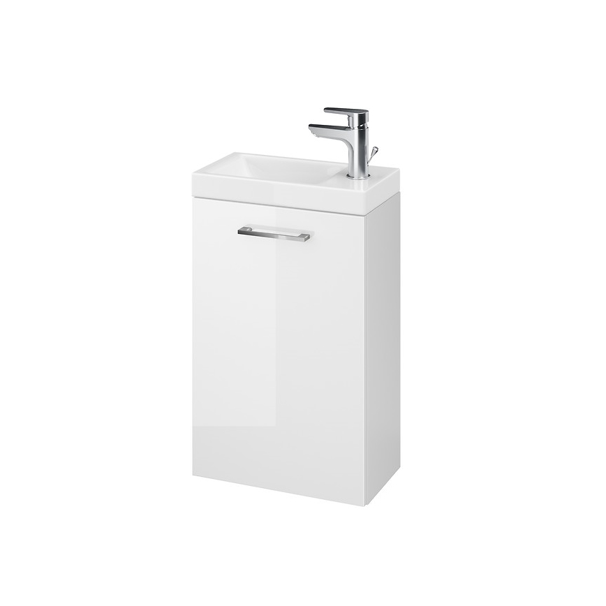 Cersanit K32-001-BOX - Lavatório de bancada/suspenso COMO 22x40 cm cerâmica/branco brilhante