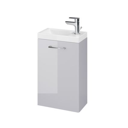Cersanit K32-001-BOX - Lavatório de bancada/suspenso COMO 22x40 cm cerâmica/branco brilhante