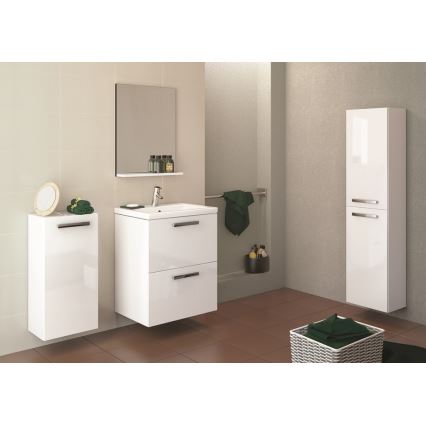 Cersanit K32-002-BOX - Lavatório de encastrar COMO 40x50 cm cerâmica/branco brilhante