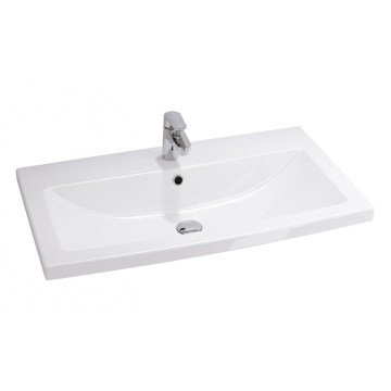 Cersanit K32-004-BOX - Lavatório para bancada/suspenso COMO 45x80 cm cerâmica/branco brilhante