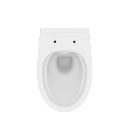 Cersanit K701-147 - Sanita suspensa com assento SAVIO em cerâmica, branco