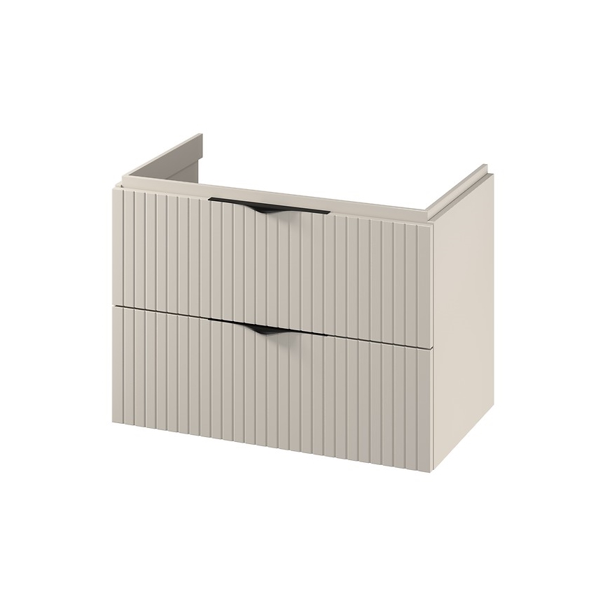 Cersanit S1015-003 - Móvel de casa de banho suspenso para lavatório TIRSO 80x45 cm bege