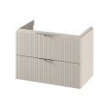 Cersanit S1015-003 - Móvel suspenso para casa de banho sob o lavatório TIRSO 80x55x45 cm bege
