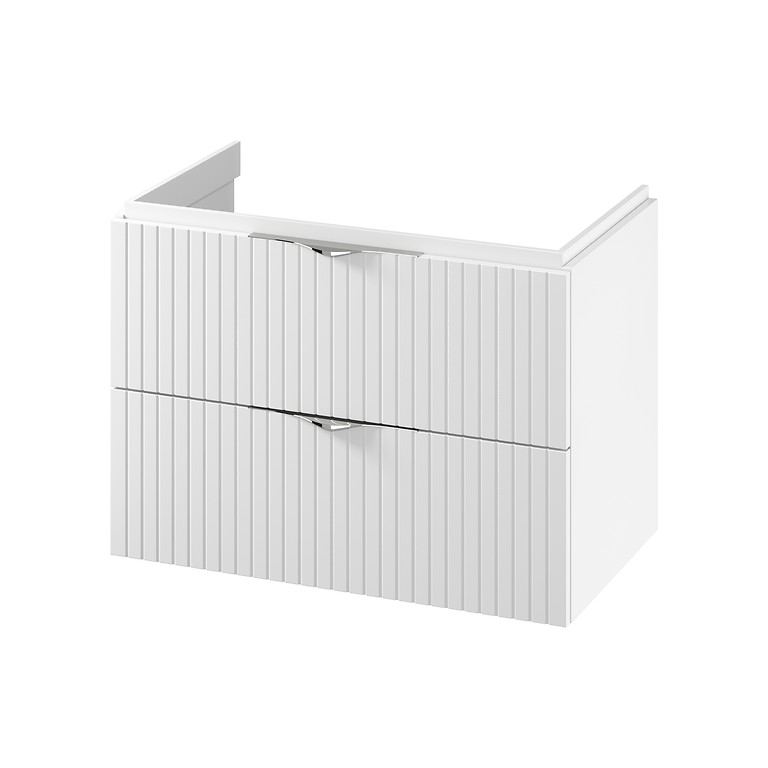 Cersanit S1015-004 - Armário suspenso para lavatório TIRSO 80x55x45 cm branco