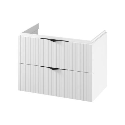 Cersanit S1015-004 - Armário suspenso para lavatório TIRSO 80x55x45 cm branco