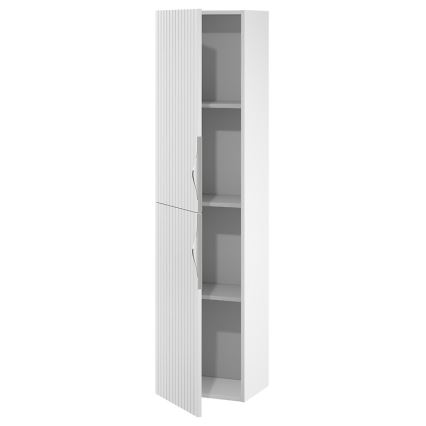 Cersanit S1015-010 - Armário suspenso para casa de banho TIRSO 40x160x30 cm branco fosco