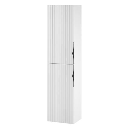 Cersanit S1015-010 - Armário suspenso para casa de banho TIRSO 40x160x30 cm branco fosco