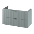 Cersanit S1015-012 - Móvel de lavatório suspenso TIRSO 100x55x45 cm verde-menta