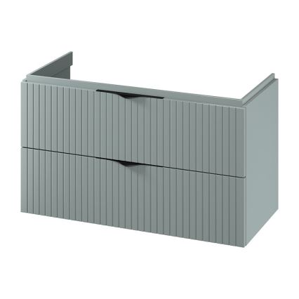 Cersanit S1015-012 - Móvel suspenso para lavatório TIRSO 100x45 cm, verde menta