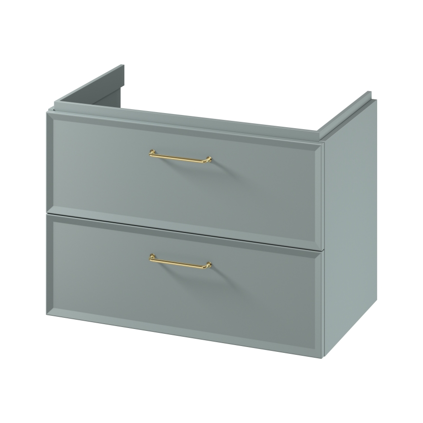 Cersanit S1017-004 - Móvel suspenso para casa de banho sob o lavatório MILLE 80x55x45 cm menta