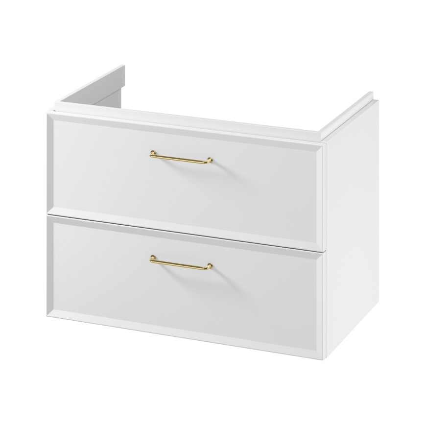 Cersanit S1021-004 - Móvel suspenso MILLE para lavatório 80x55x45 cm branco