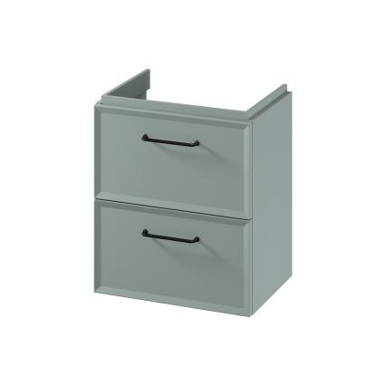 Cersanit S1021-007 - Armário suspenso para casa de banho sob o lavatório MILLE SLIM 50x35 cm verde menta