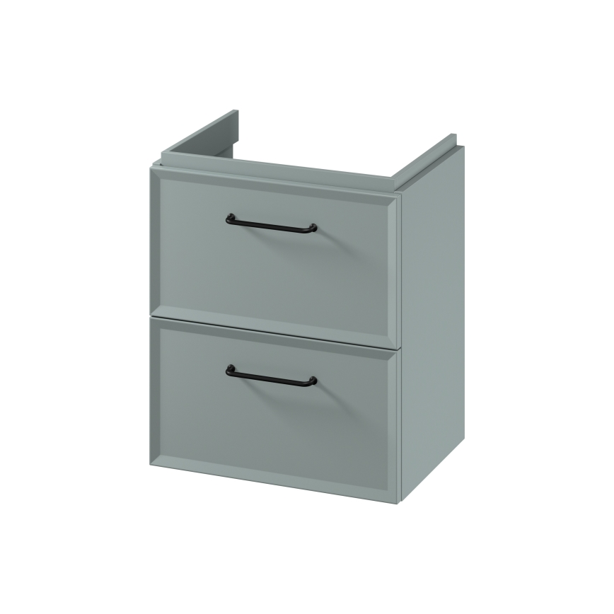 Cersanit S1021-007 - Armário suspenso para casa de banho sob o lavatório MILLE SLIM 50x35 cm verde menta