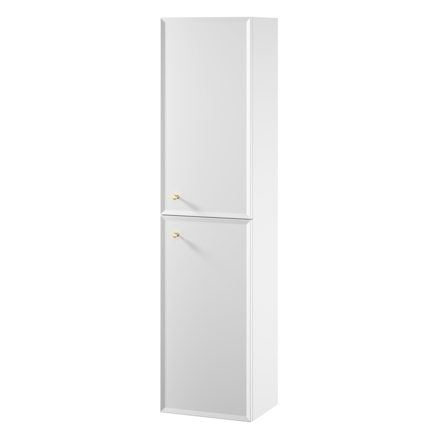 Cersanit S1021-010 - Móvel suspenso para casa de banho MILLE 40x160x30 cm branco mate