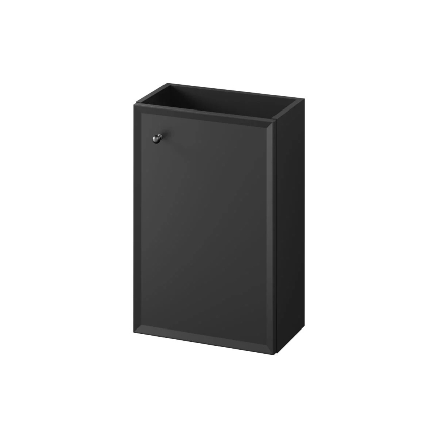 Cersanit S1022-003 - Armário suspenso MILLE para lavatório 40x22 cm, preto