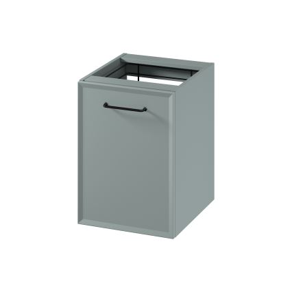 Cersanit S1022-010 - Móvel de parede para casa de banho com cesto para roupa MILLE 40x55x45 cm menta
