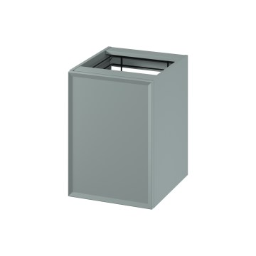Cersanit S1022-010 - Móvel de parede para casa de banho com cesto para roupa MILLE 40x55x45 cm menta