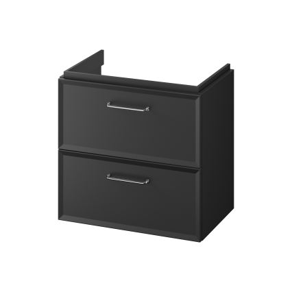 Cersanit S590-100 - Móvel suspenso para lavatório MILLE SLIM 60x38 cm preto