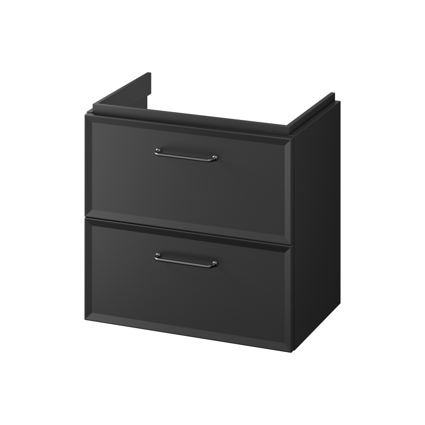 Cersanit S590-100 - Móvel suspenso para lavatório MILLE SLIM 60x38 cm preto