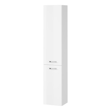 Cersanit S598-043-DSM - Armário suspenso para casa de banho NIKO 140x30 cm branco brilhante