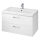 Cersanit S801-149-DSM - Móvel suspenso de casa de banho com lavatório LARA 80x46x45 cm branco