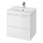Cersanit S801-223-DSM - Móvel suspenso de casa de banho com lavatório MODUO 60x57x45 cm branco brilhante