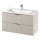Cersanit S801-548 - Armário suspenso de casa de banho com lavatório TIRSO 100x60x45 cm bege