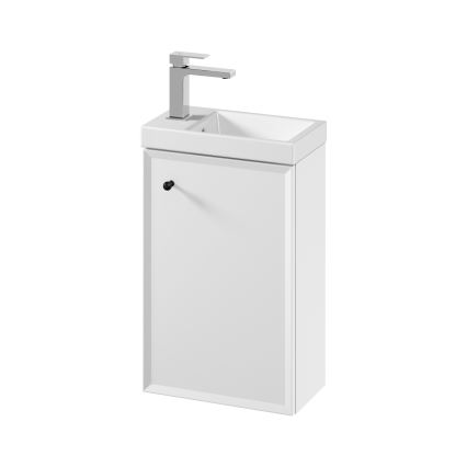 Cersanit S801-568 - Móvel suspenso de casa de banho com lavatório MILLE 40x22 cm branco