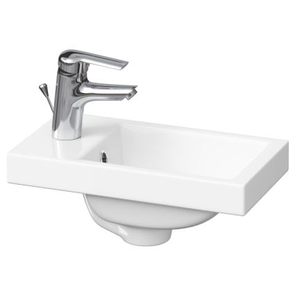 Cersanit S801-570 - Armário suspenso para casa de banho com lavatório MILLE 40x62x22 cm verde menta